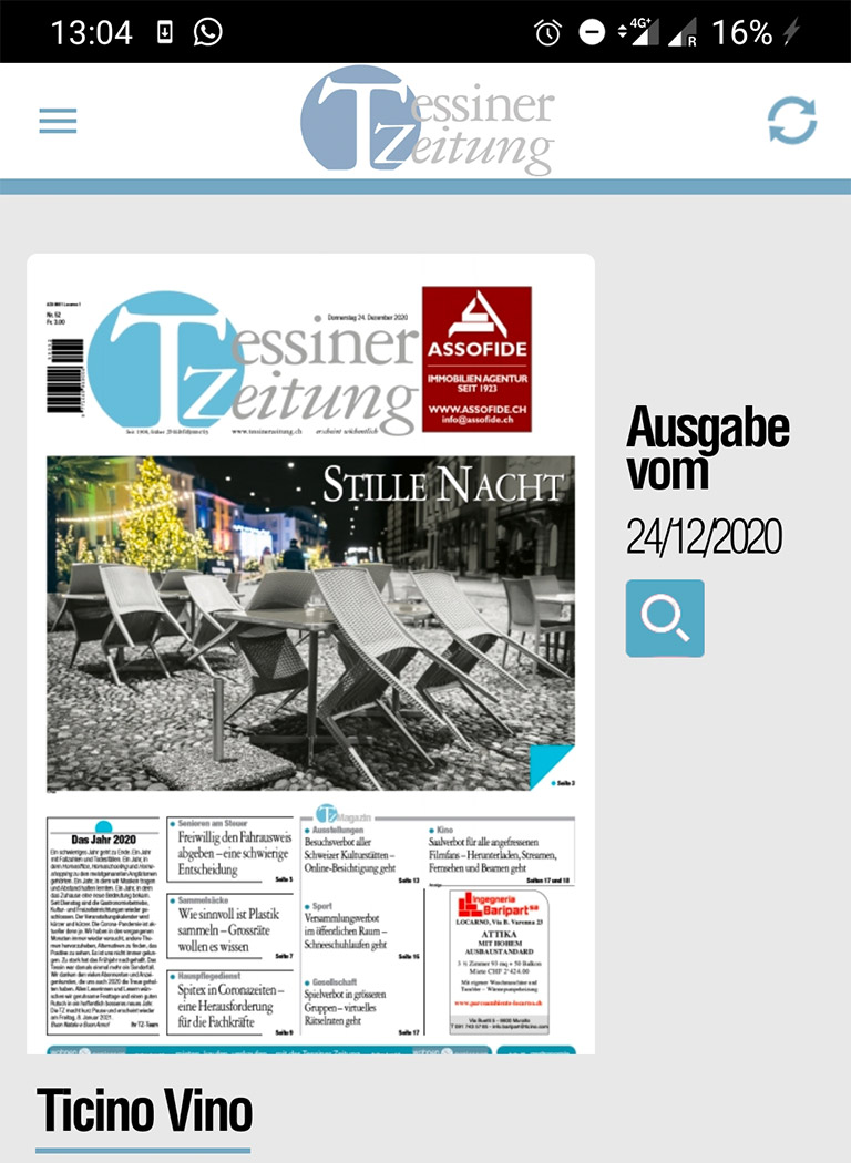 Tessiner Zeitung App